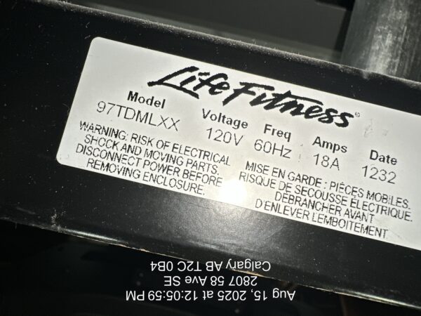 Life Fitness 97TD Commercial Treadmill - Image 3