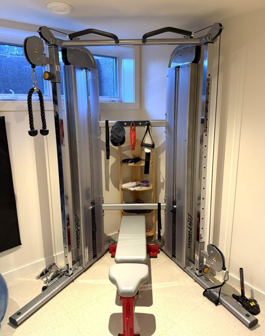 Life Fitness Optima Series Dual Adjustable Pulley - Light Commercial -used