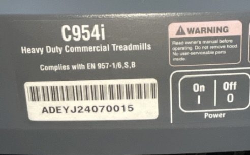 Precor 954i Commercial Used / Reconditioned Treadmill - Image 3