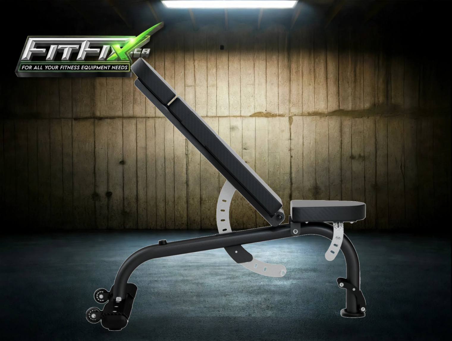 RawX Commercial Adjustable FID Weight Bench